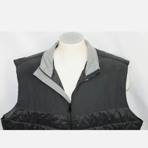 Woolrich Black Quilted 2X Mens Vest EUC - Picture 4 of 9